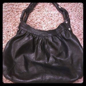 Sold. Pebbled Leather Hobo Bag - XL